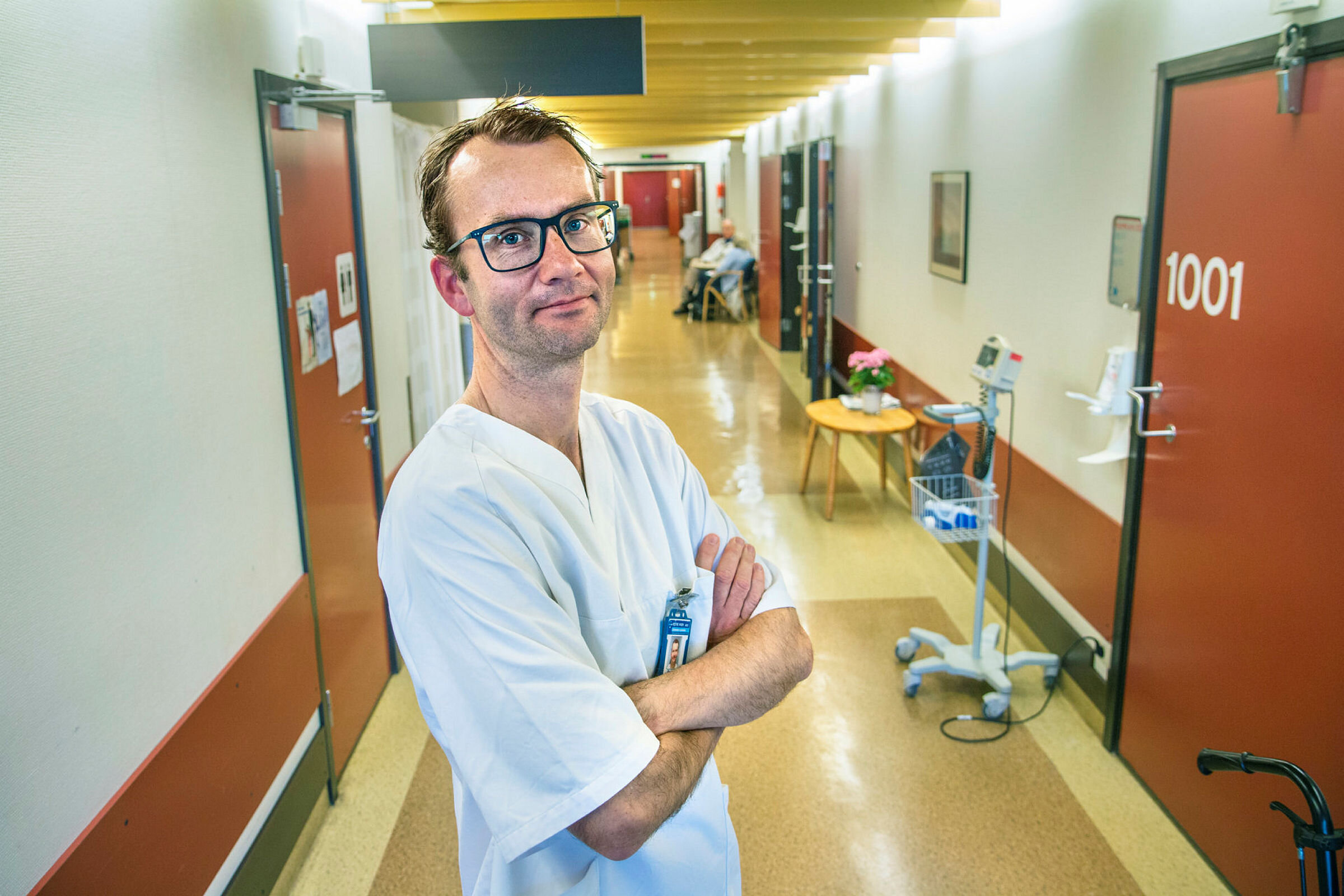 Espen Bjørkenes, avdelingssykepleier på nevromuskulær post, Drammen sykehus