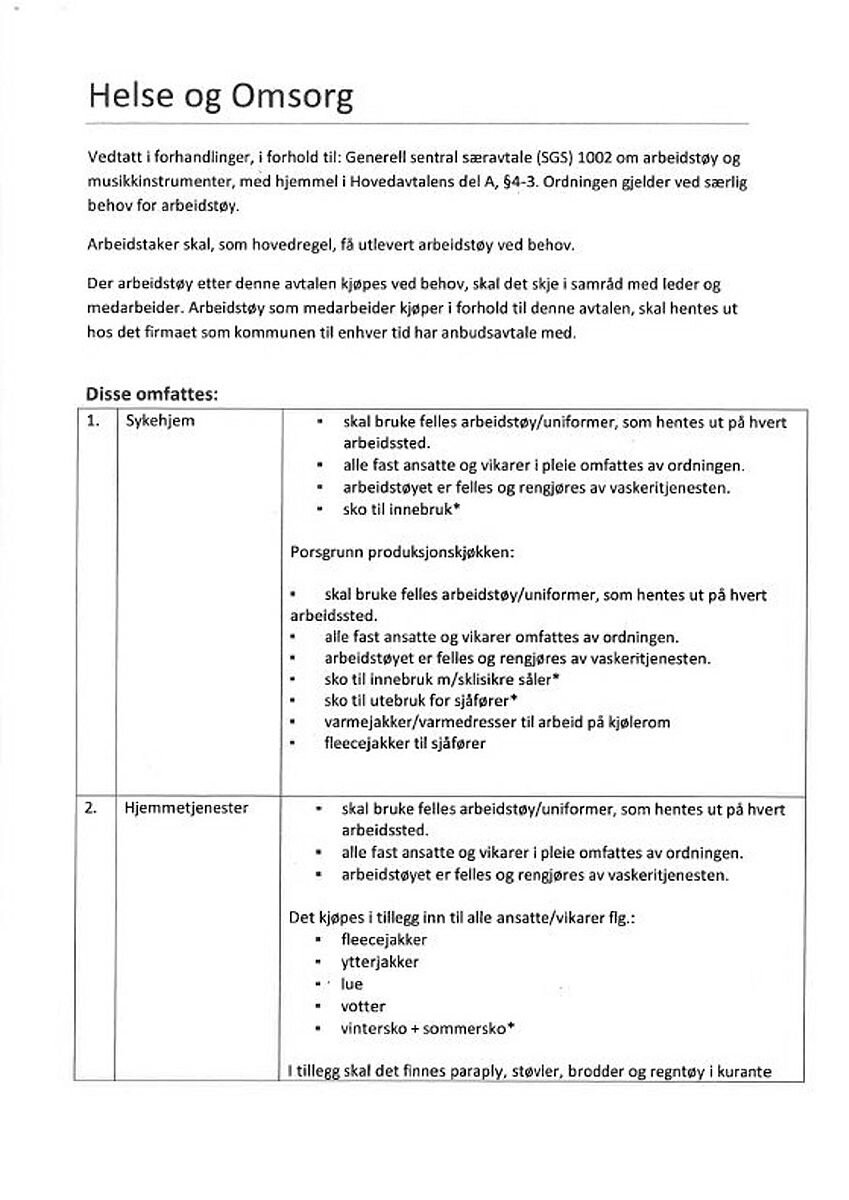 Utdrag fra protokoll