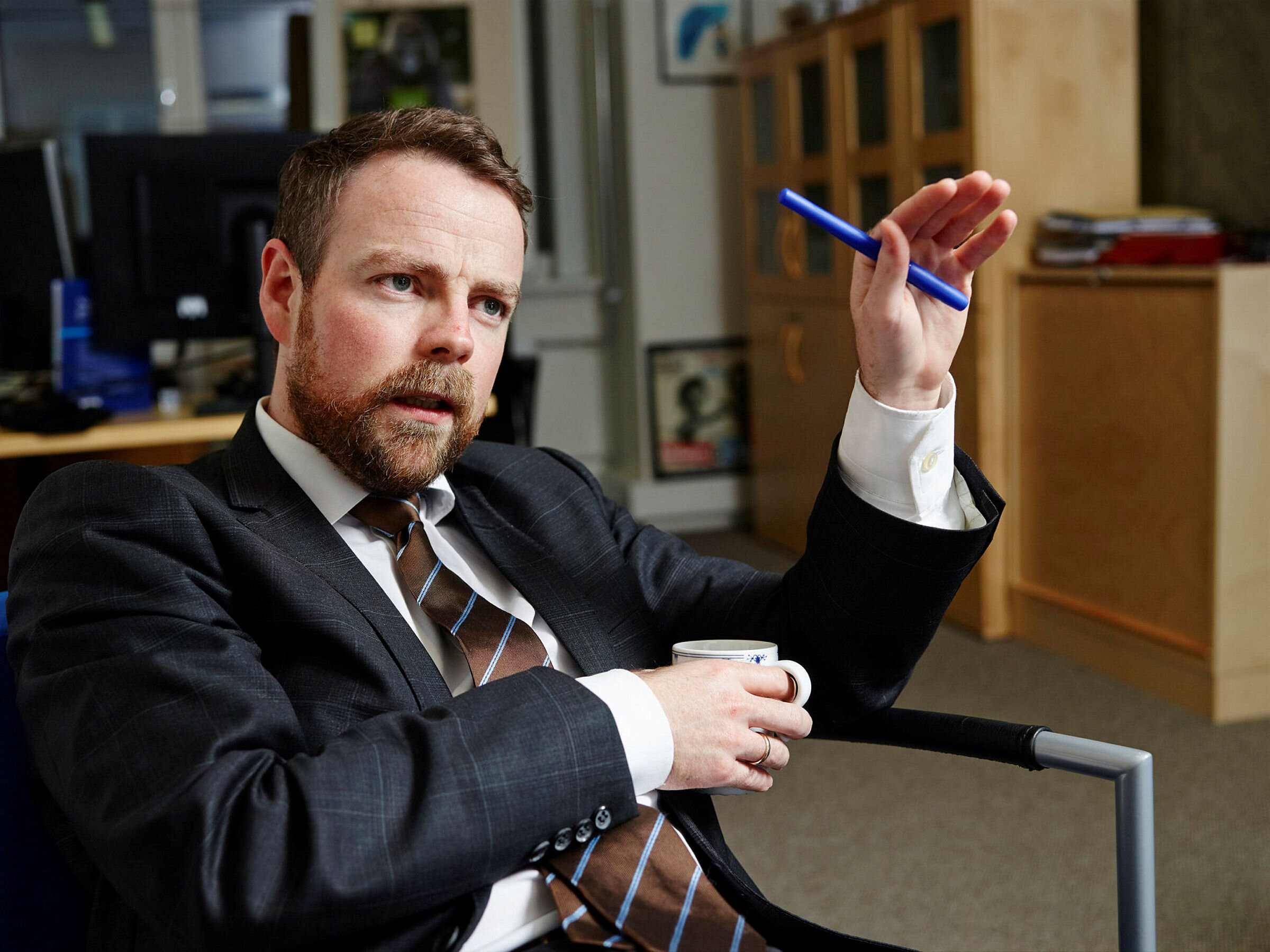 Bildet viser Torbjørn Røe Isaksen (H), næringsminister fra 2018, tidligere kunnskapsminister, i regjeringen Solberg.