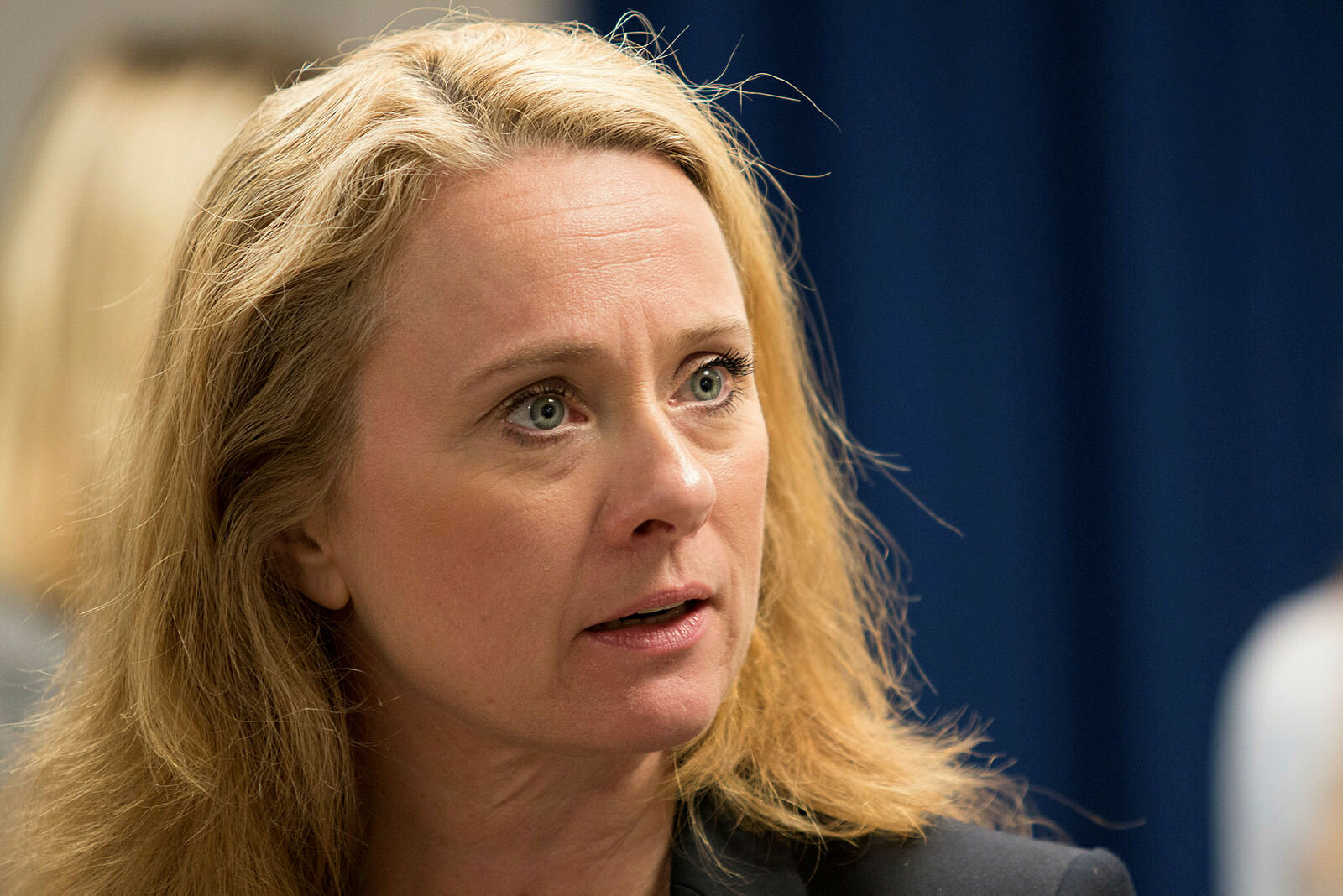 Portrett av Arbeids- og sosialminister Anniken Hauglie (H)