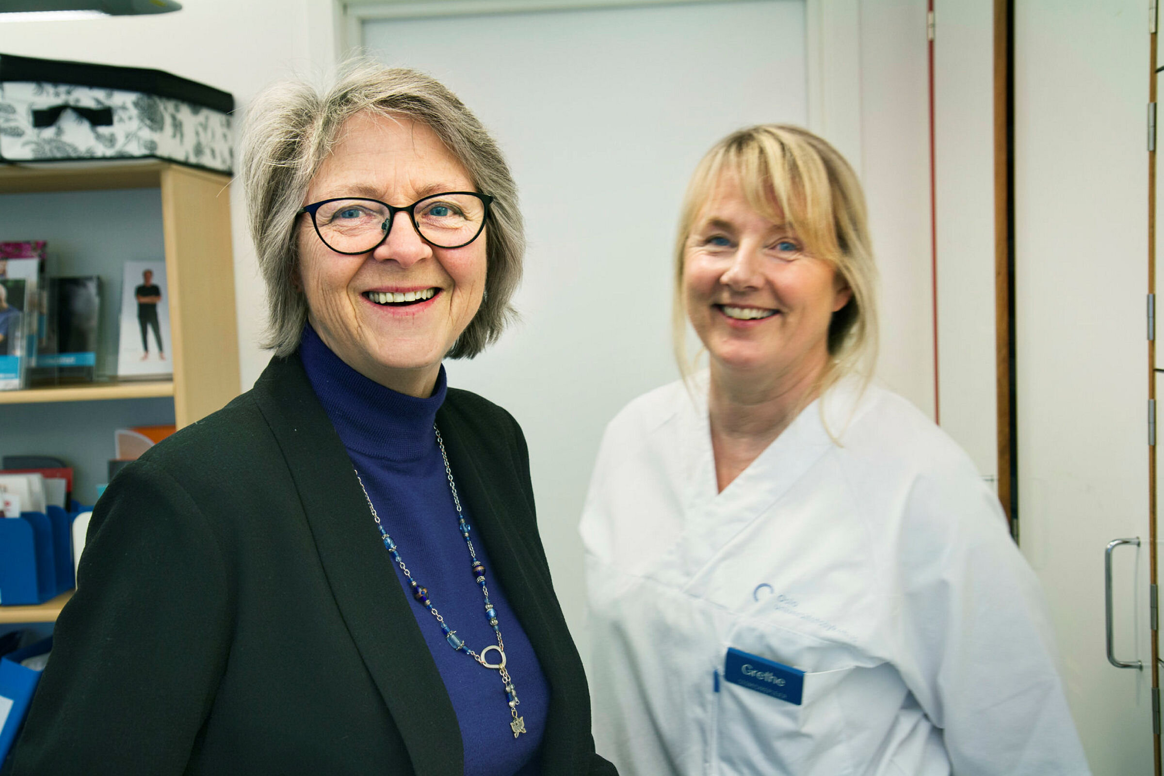 Stomisykepleier Grethe Følstad Lund og Villa Wahl Stranger, Radiumhospitalet