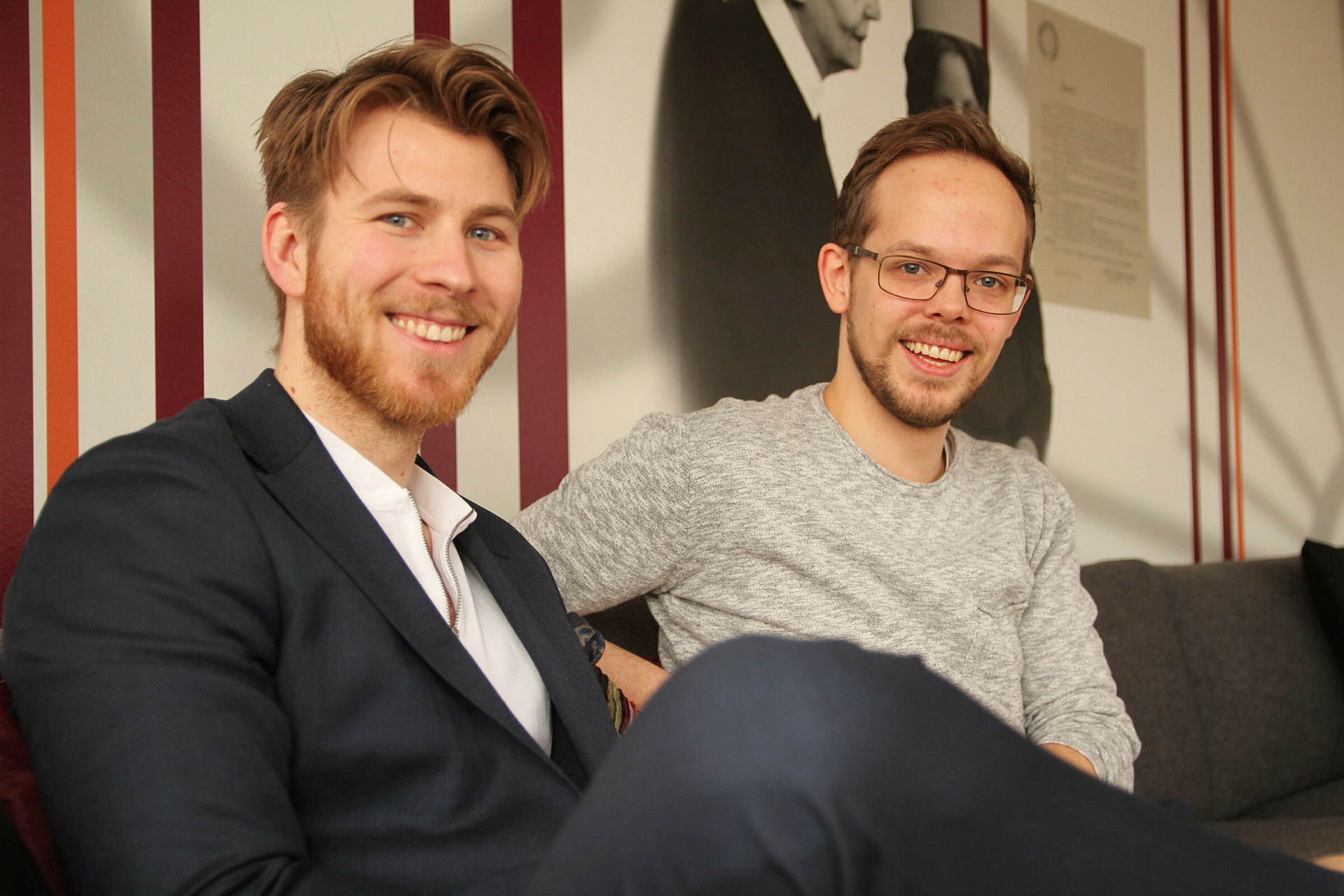 Leder og nestleder i NSF Student