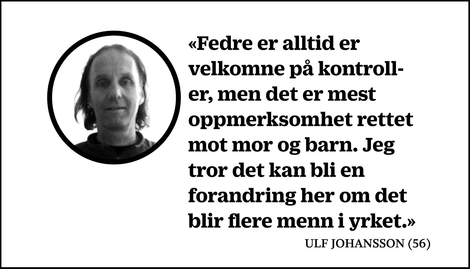 Montasje med sitat av helsesøster