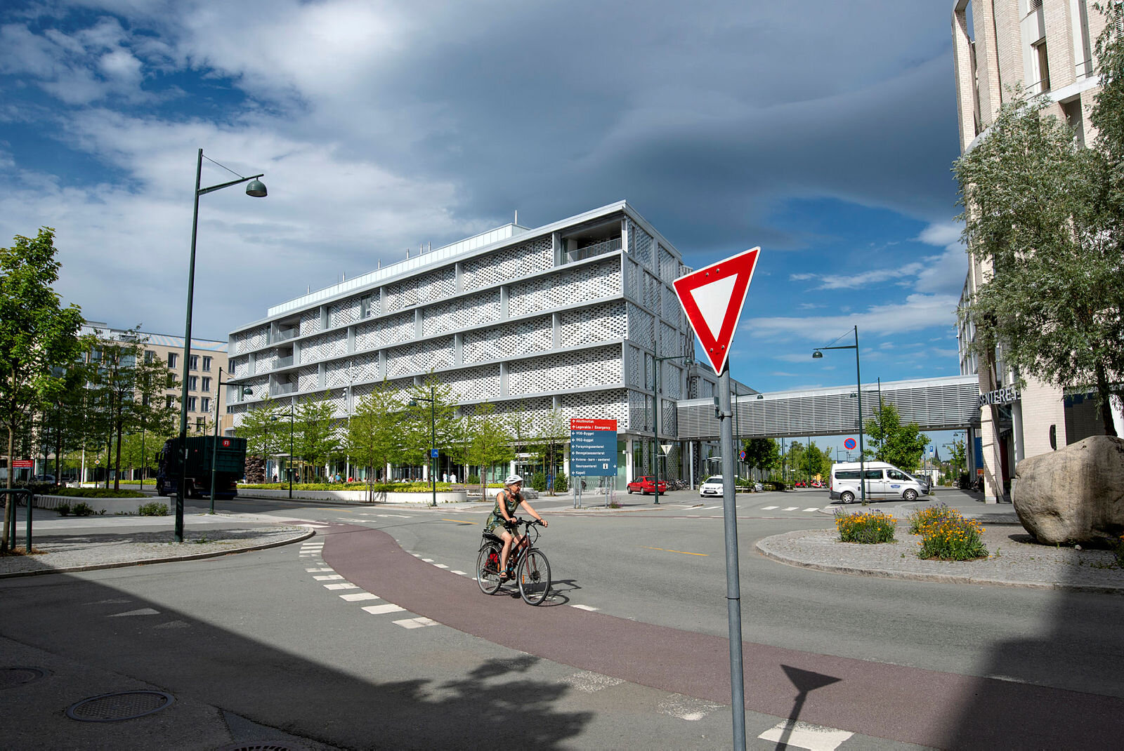 Bildet viser St. Olavs hospital