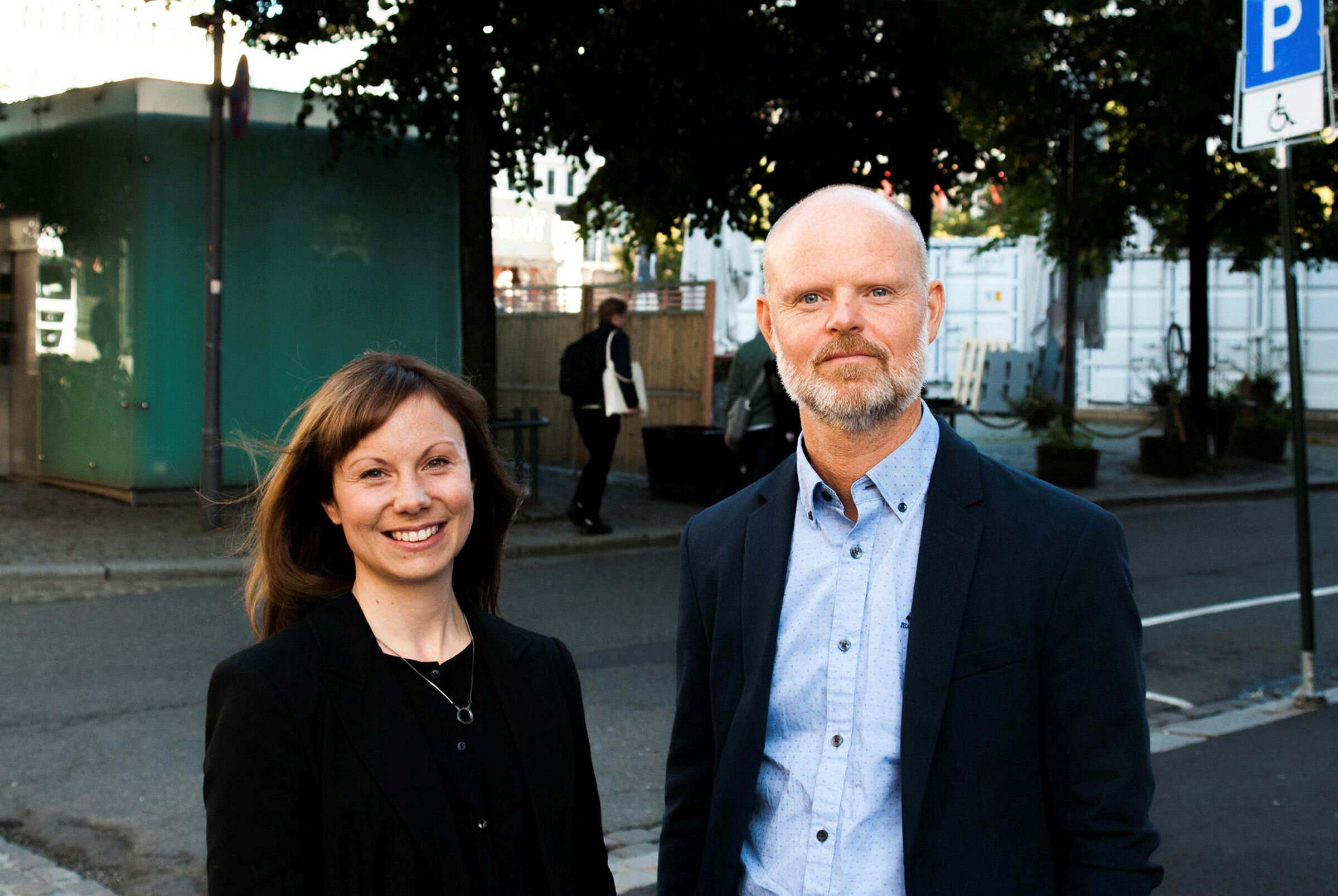 Portrett av Ingvild Andersen Helseth og Stein Erik Lid fra Nokut.