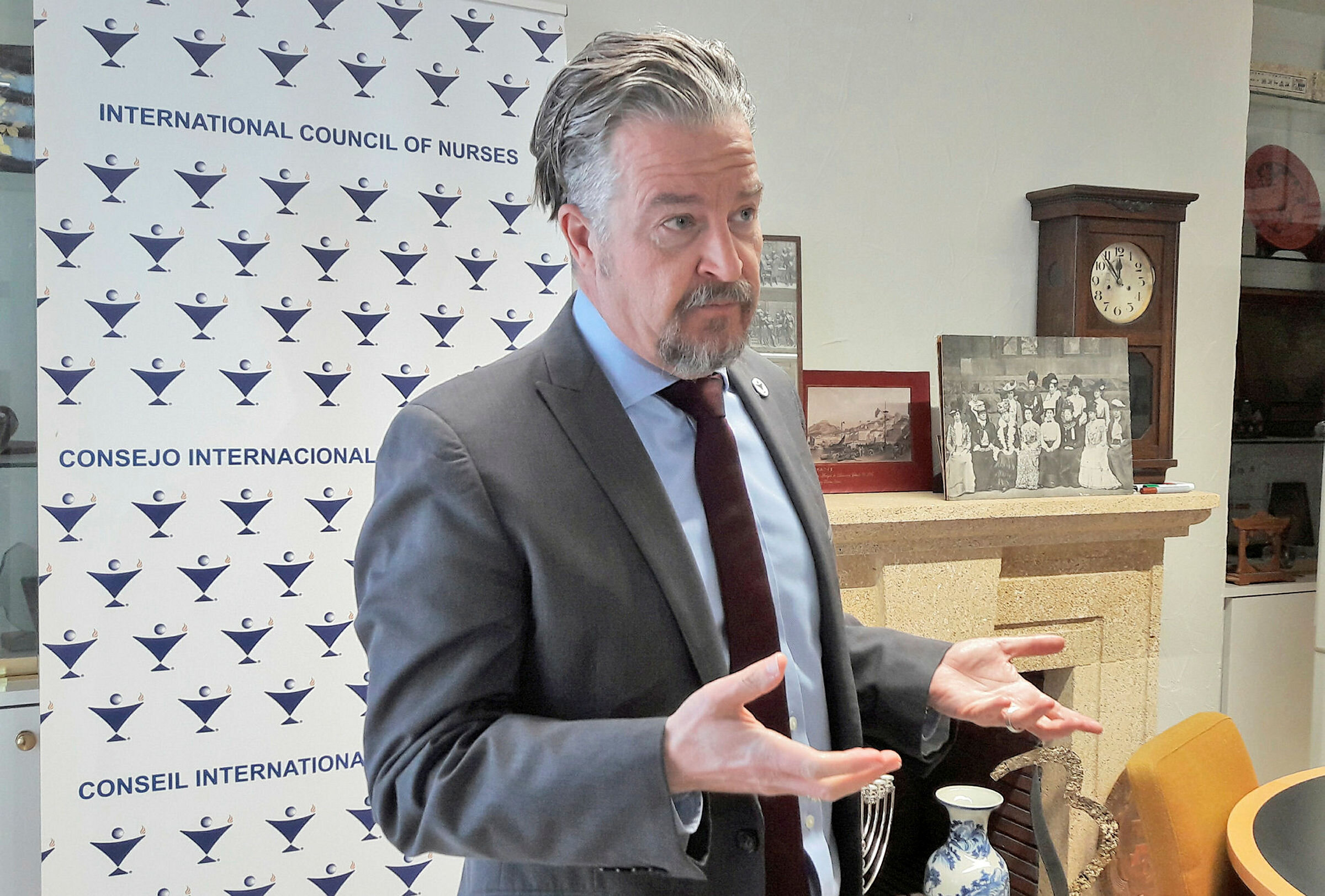 Generalsekretær i ICN, Howard Catton