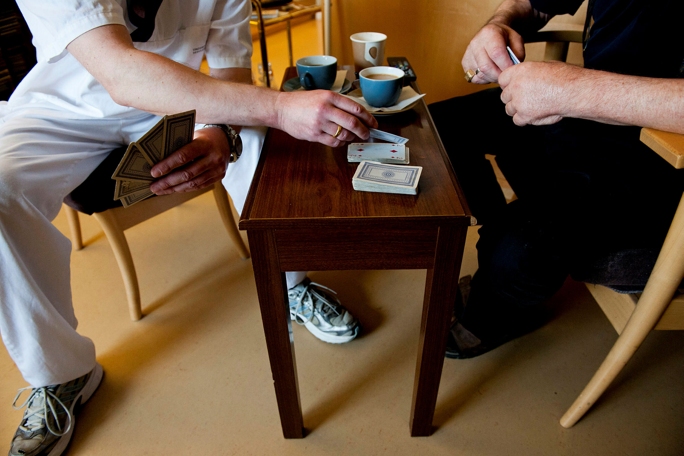 Ufaglært på vakt på sykehjem.