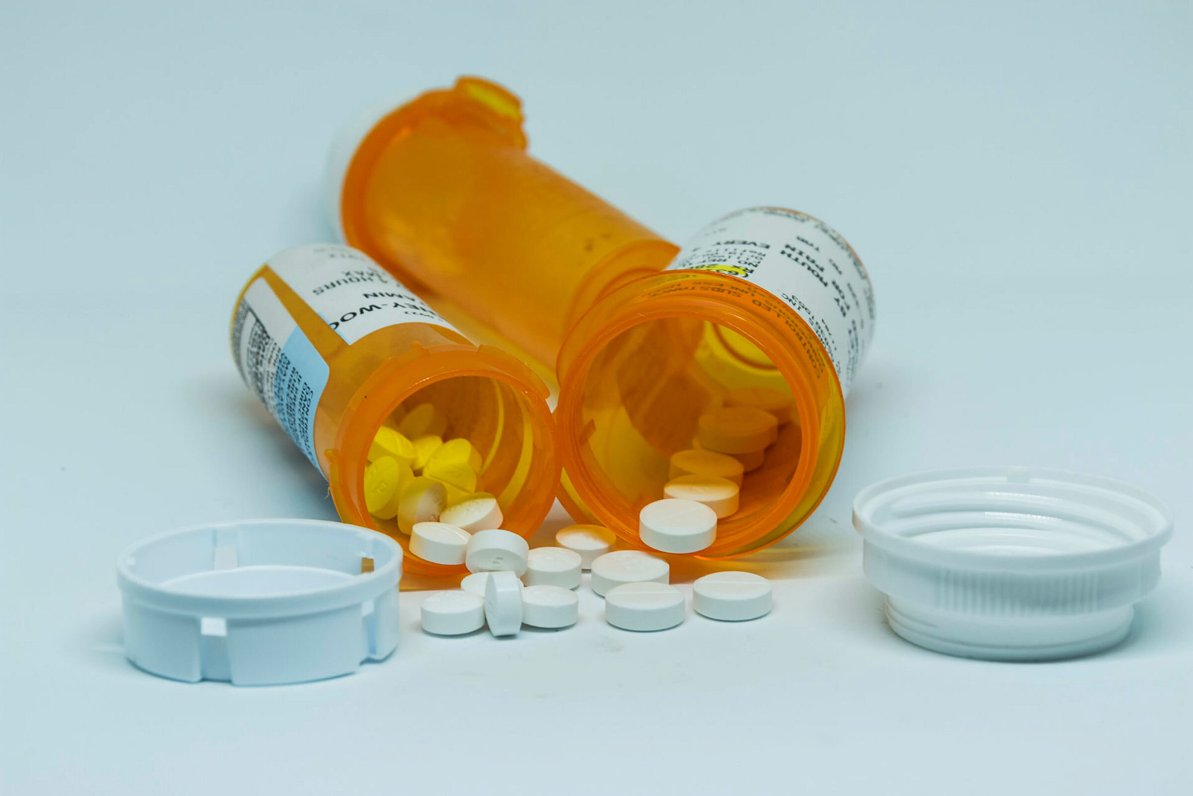 Bildet viser oksykodon-tabletter