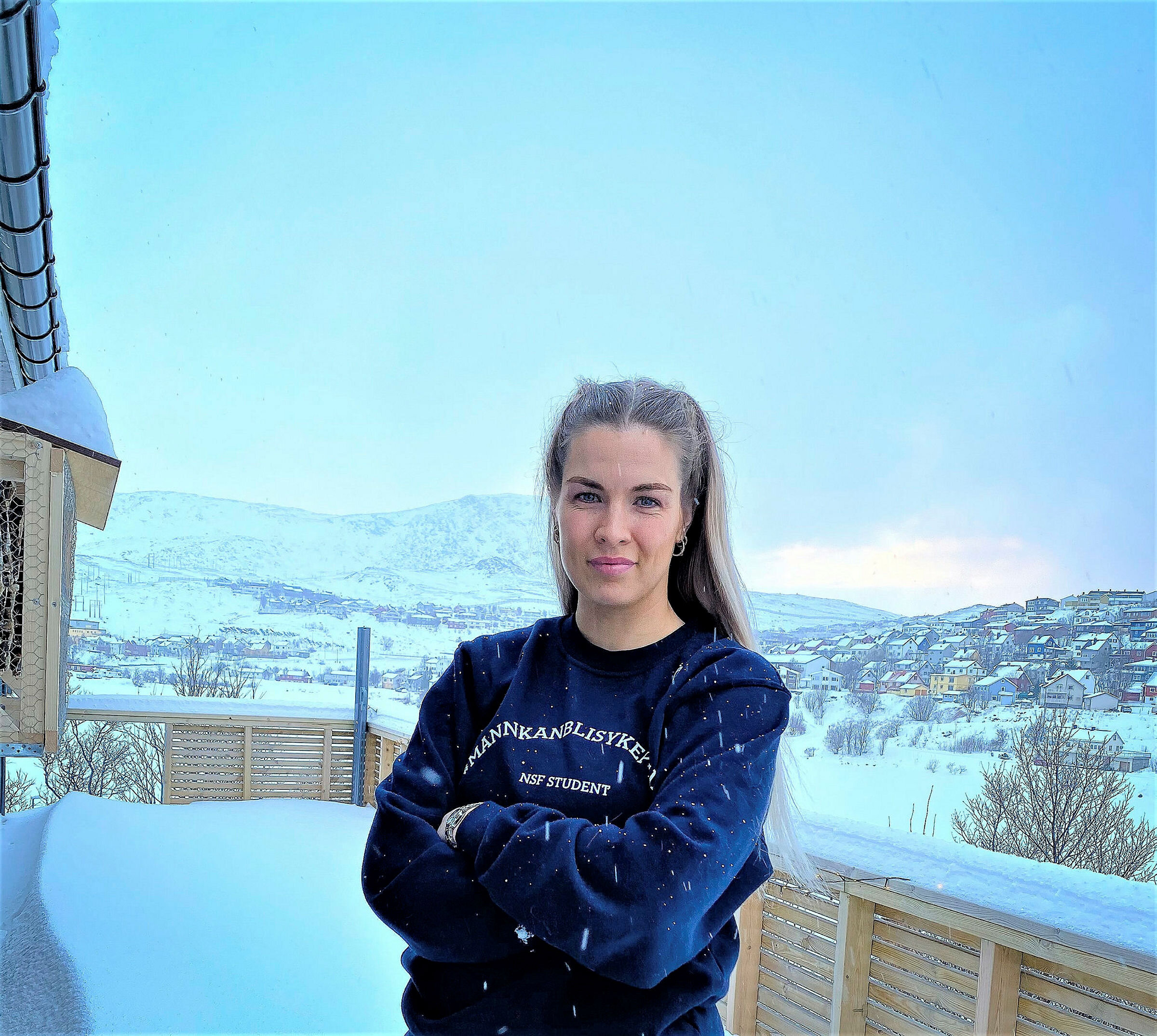 Portrett av Edel Marlen Taraldsen, leder i NSF Student