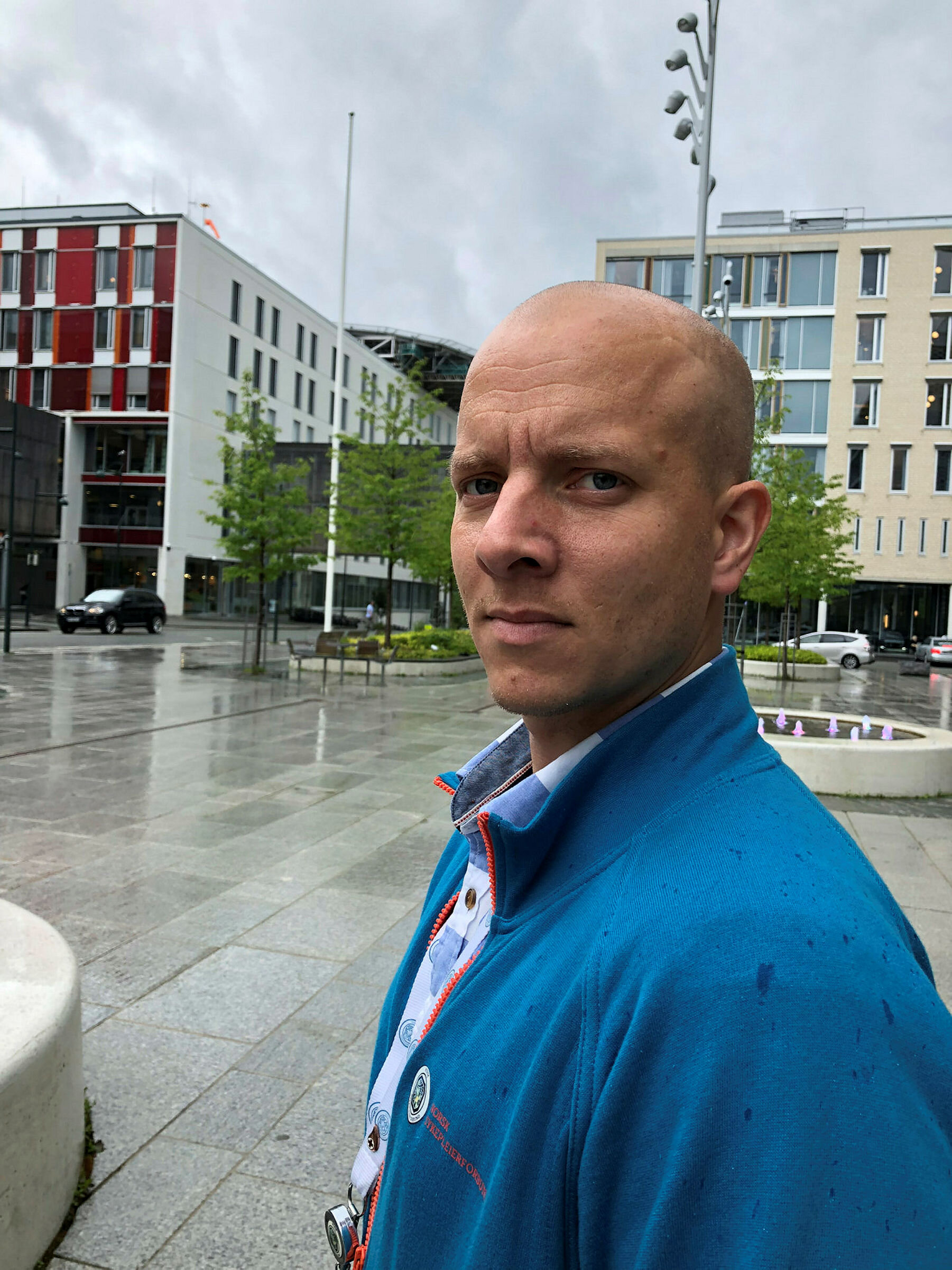 Bildet viser Kenneth Grip, foretakstillitsvalgt for NSF på St. Olavs hospital i Trondheim