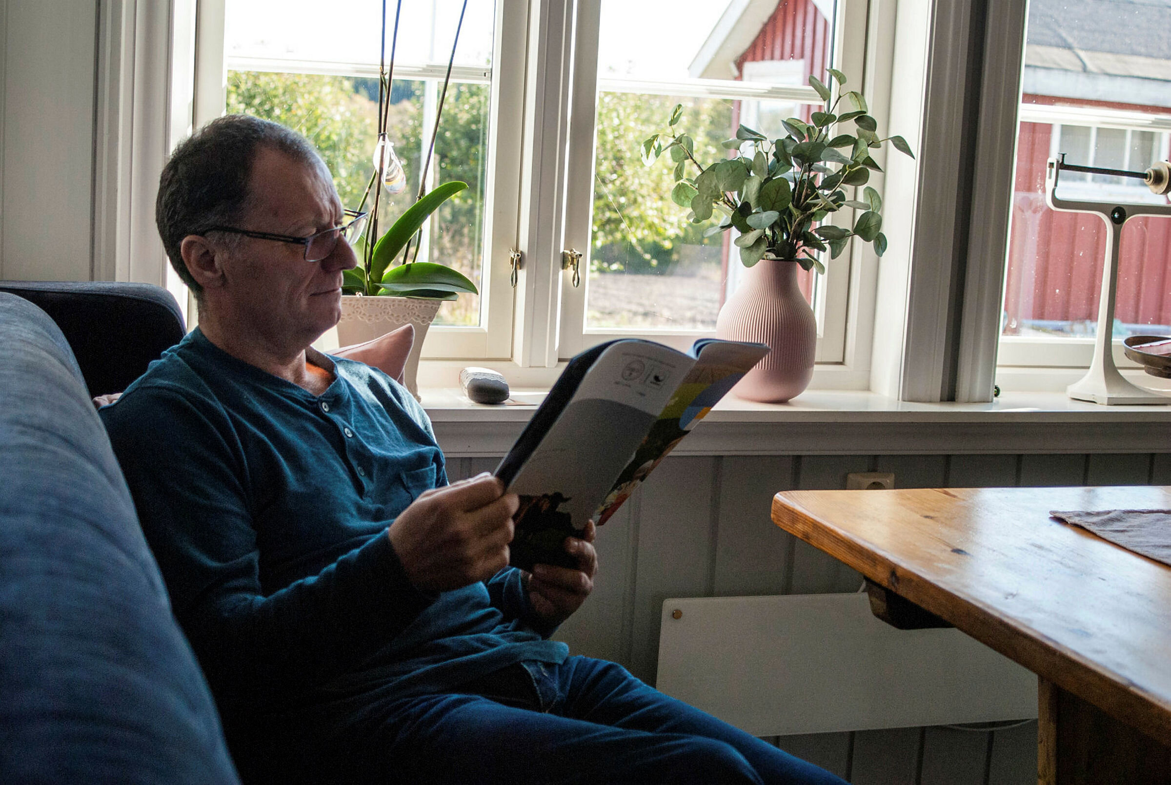 Reportasjefoto av Sven Kaaven Andersen, som har hatt to hjerneslag