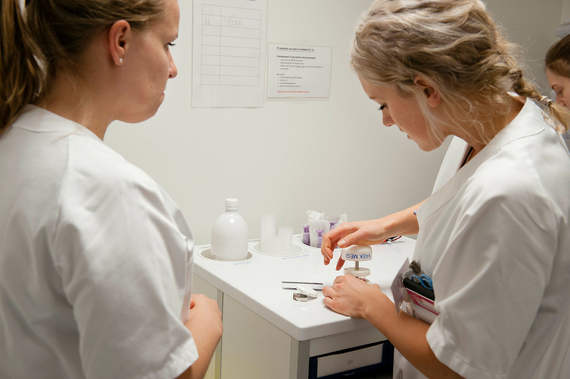 Bildene viser studenter fra Høgskolen i Oslo