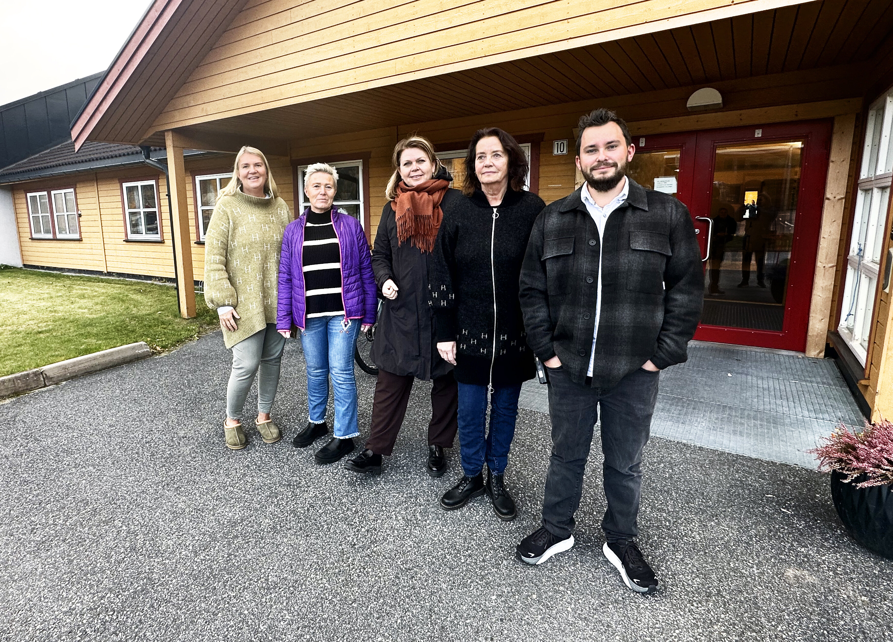 Bildet viser sykepleiere i Flå kommunestyre