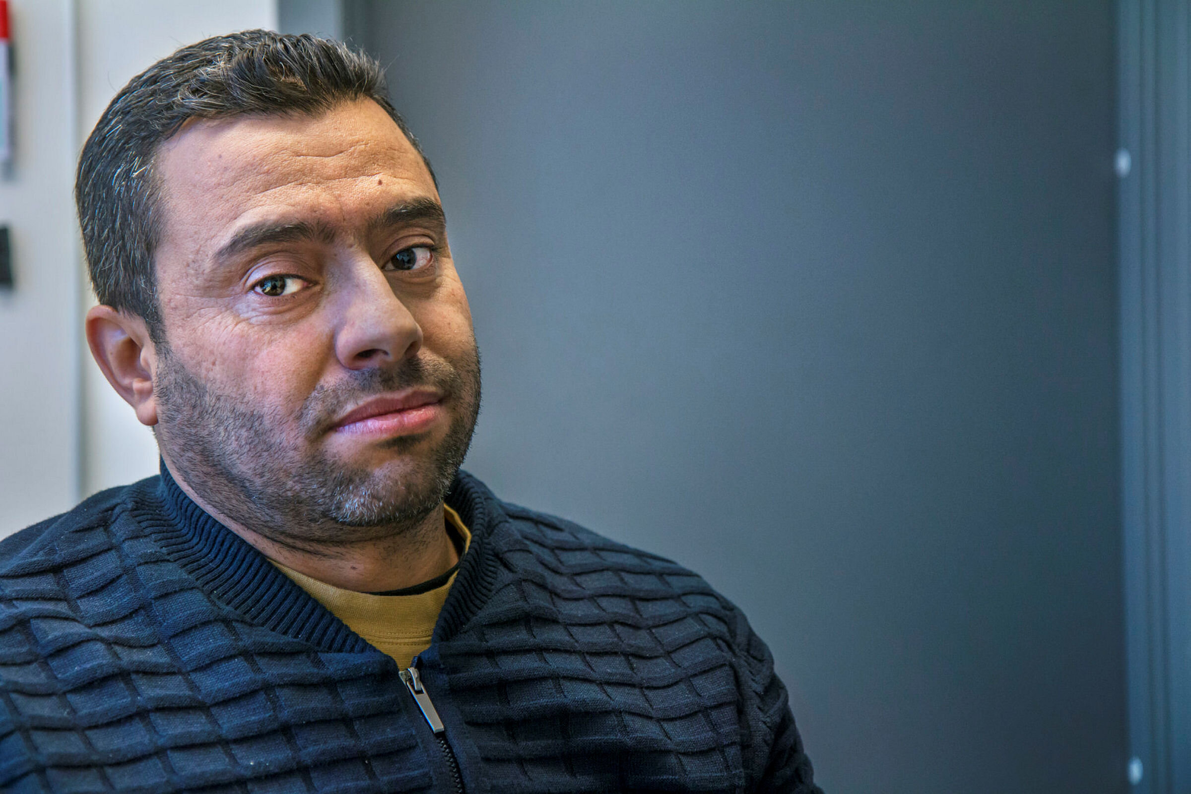 Reportasje om migrasjonshelse. Sykepleiere og asylsøkere. Khalil Meskan, flyktning fra Syria