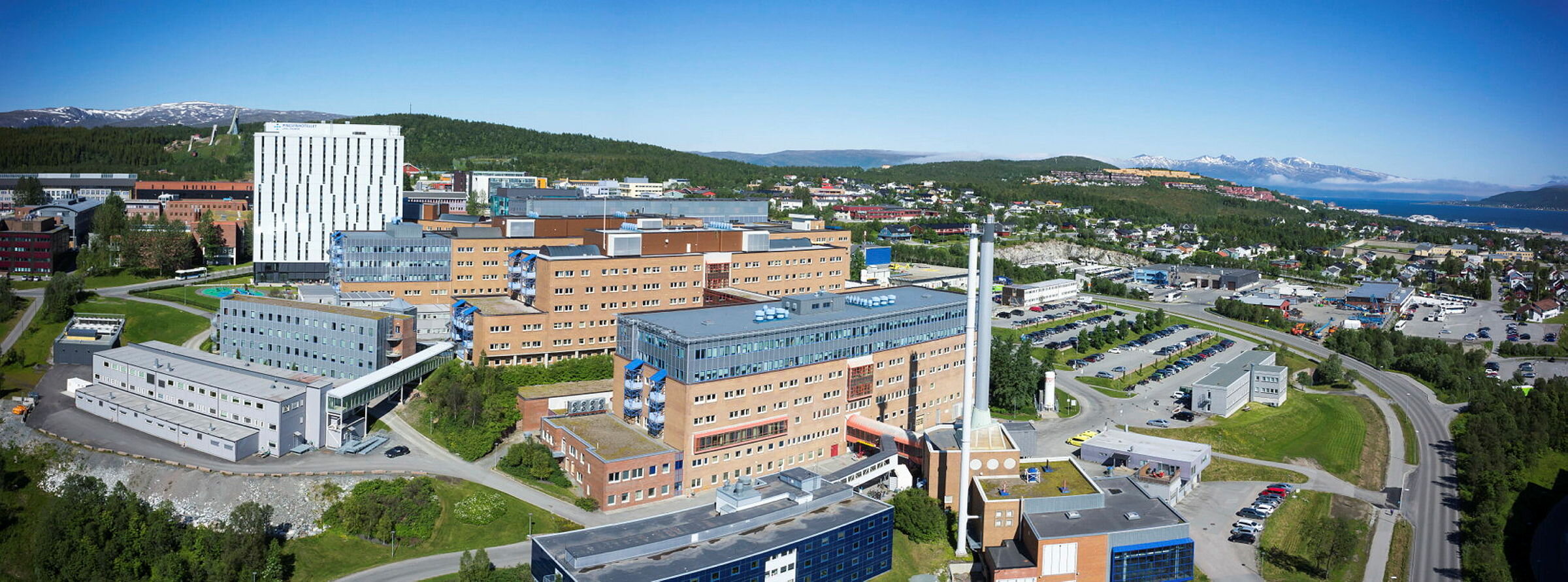 Bildet viser Universitetssykehuset Nord-Norge i Tromsø