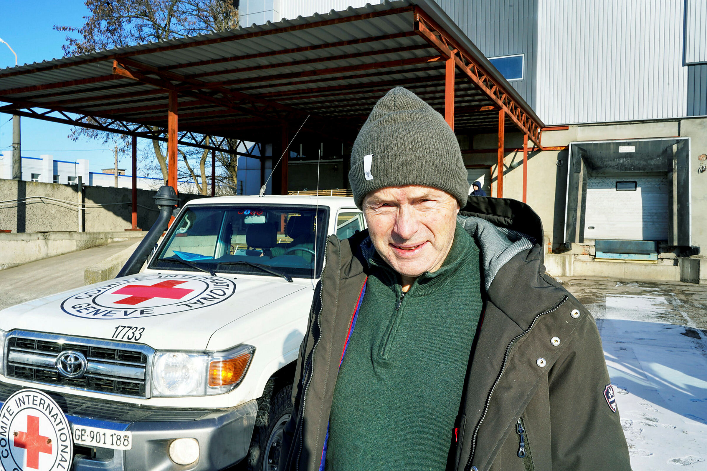 Åge Wiberg Bøyum på oppdrag for Røde Kors (ICRC) i Ukraina