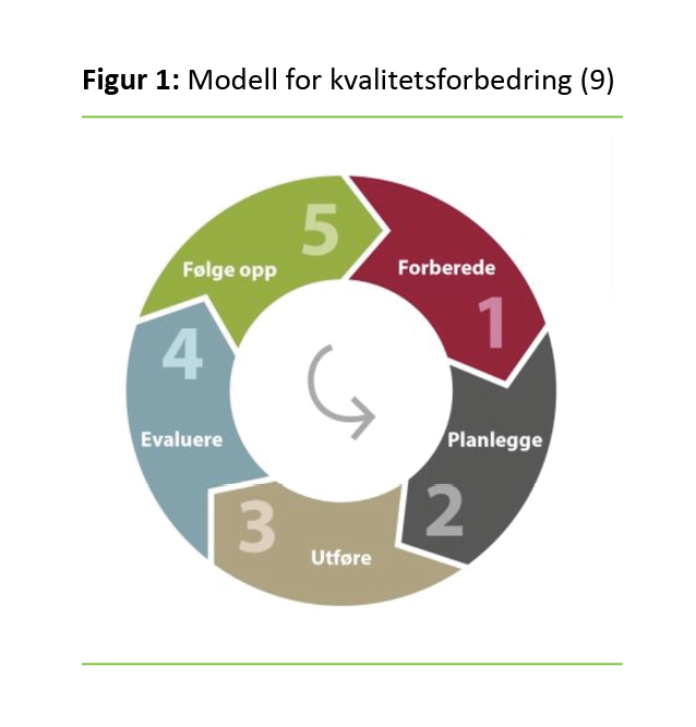 Figur 1 Modell for kvalitetsforbedring
