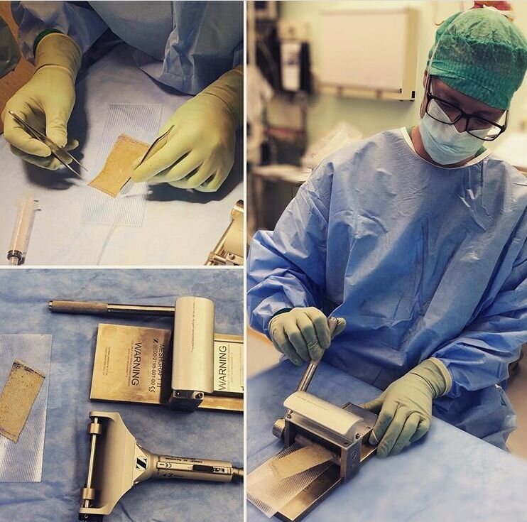 Bildet viser utstyr på operasjonsstue.