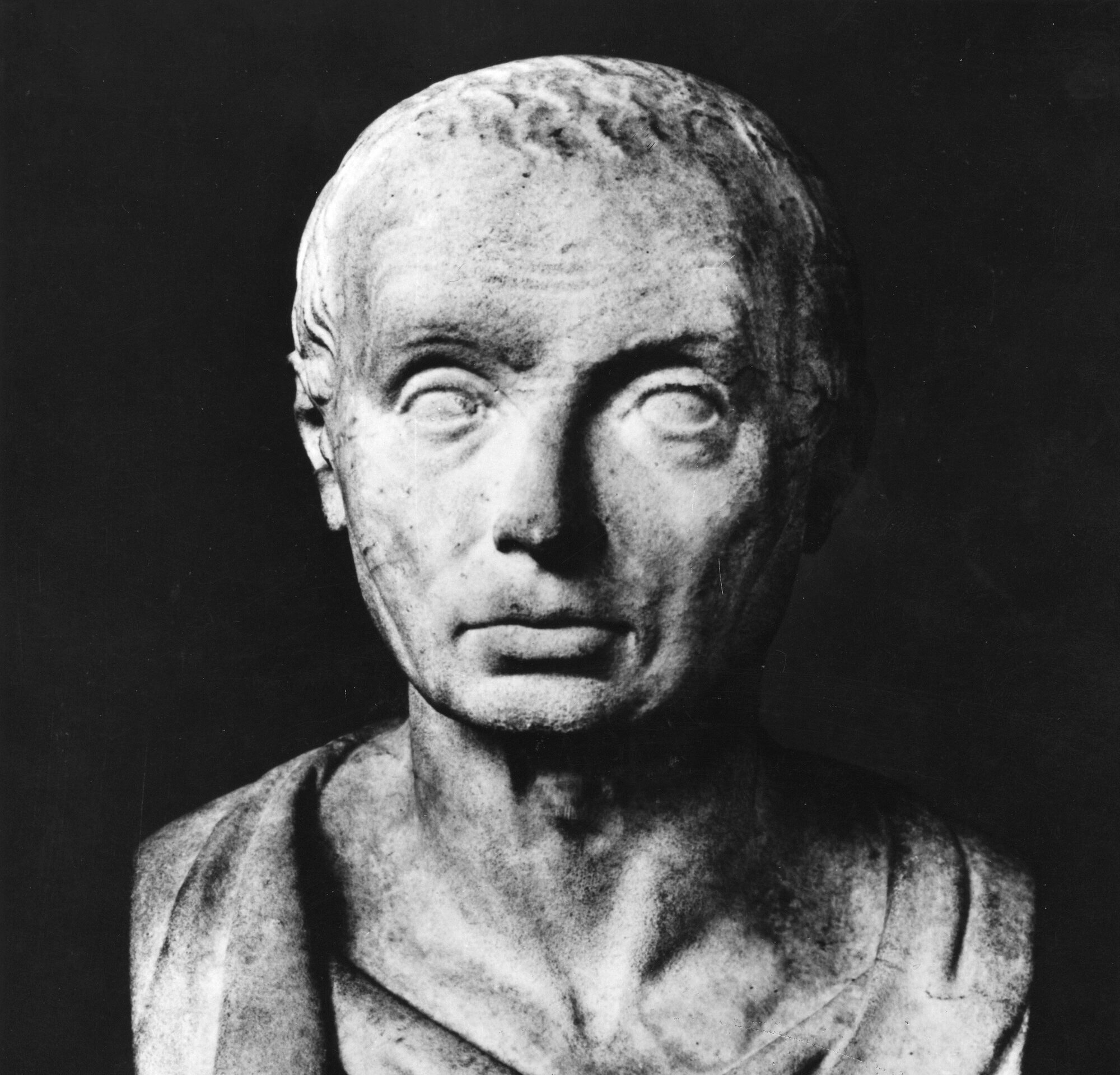 Byste av Immanuel Kant.