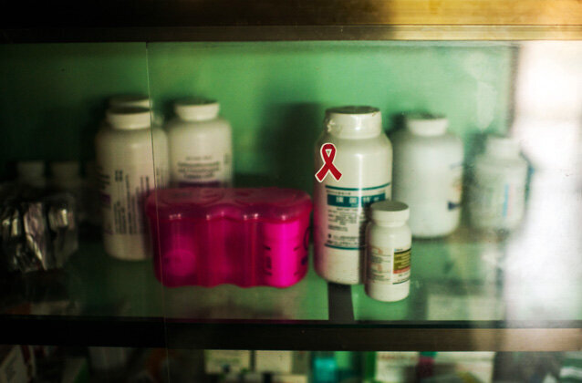 Bildet viser et medisinskap.