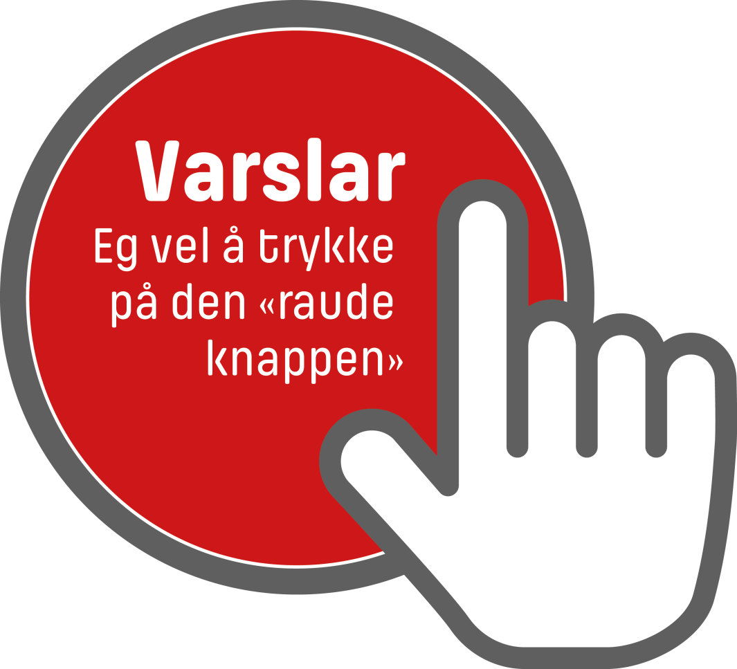 Bildet viser det røde emblemet fra intranettet i Helse Vest