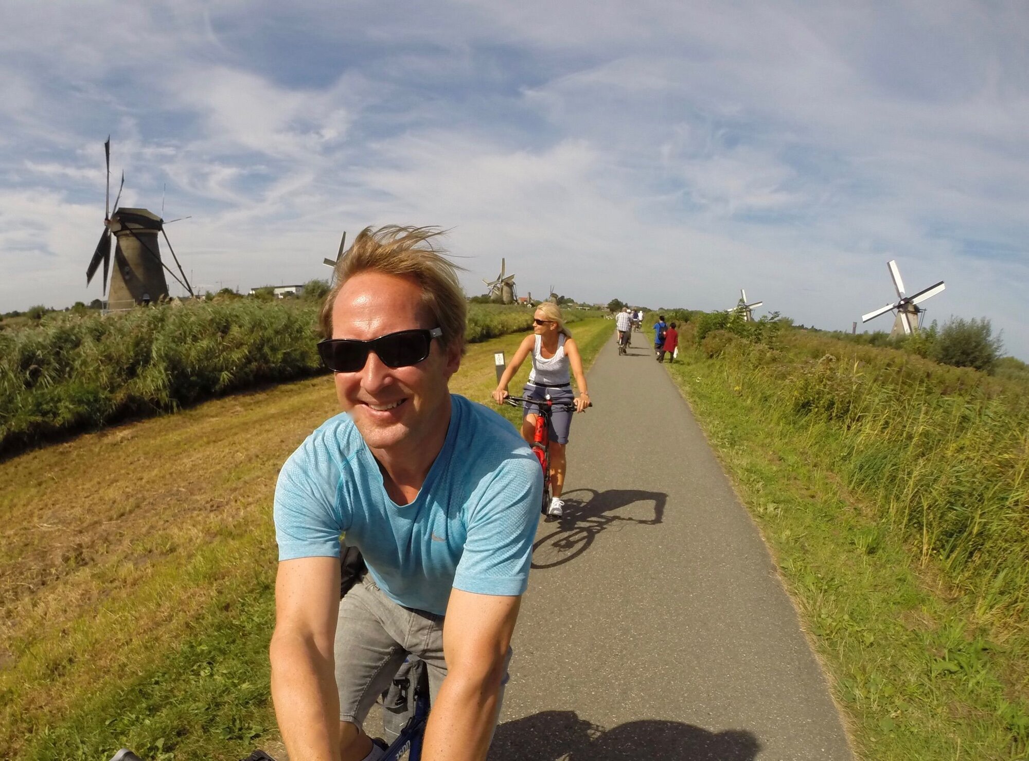 Rudolf Christoffersen sykler