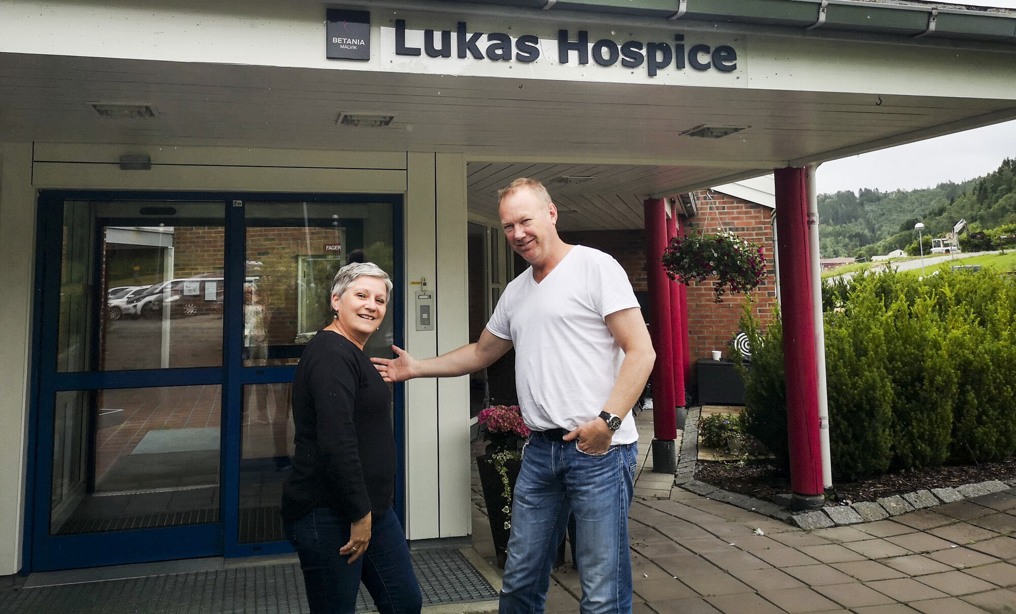 Bildet viser Trude Laumann og Jan Erik Skjølås