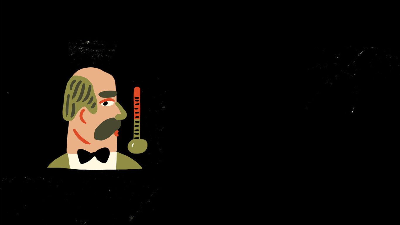 Illustrasjonen viser Ignaz Semmelweis