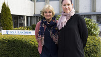 bildet viser Liv Tjelta og Susanne Kleppa