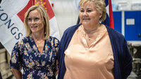 Spiten og Solberg Line Spiten og Erna Solberg
