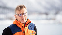 Bildet viser overlege Mads Gilbert ved Universitetssykehuset Nord-Norge