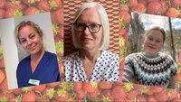 Bildet av tillitsvalgt Kathrine Helle Busengdal, htv Turid Engeseth Løvoll og tv Emma Gutsveen Ytterdal Bildet av tillitsvalgt Kathrine Helle Busengdal, htv Turid Engeseth Løvoll og tv Emma Gutsveen Ytterdal