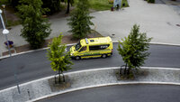 bilde av ambulanse på ullevål sykehus