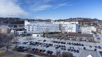Bildet viser sykehuset i Levanger