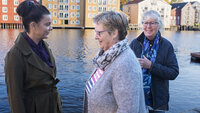 Gunvor Berg, Monica Hoff Gaustad og Marit Løvlien Bildet viser Gunvor Berg, Monica Hoff Gaustad og Marit Løvlien ute i Trondheim.