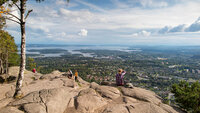 bærum Utsikt fra Kolsås-toppen.