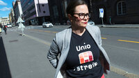 Silje Naustvik Silje Naustvik. nestleder i NSF, Unio-streik