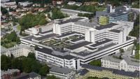 flyfoto Haukeland sykehus