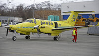 Luftambulansefly fra Lufttransport på Tromsø Lufthavn. Luftambulansefly fra Lufttransport på Tromsø Lufthavn.
