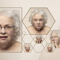 Eldre dame med smerter