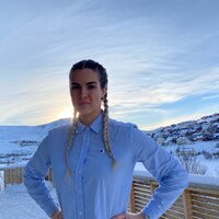 Bildet viser studentlederen i NSF, Edel Marlèn Taraldsen. 