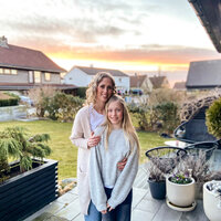 Elisabeth Fallentin og datteren Thea