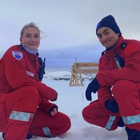 Bildet viser Karine Larssen og Andreas Ingilæ