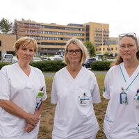 Bildet viser Turid Sparby, Hege Toft Bjørgen og Eva Marie Vestby.