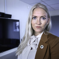 Bildet viser forbundsleder Lill Sverresdatter Larsen
