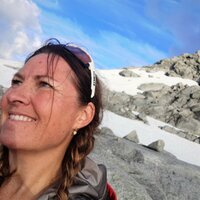 Janne Katrin Gundersen i aksjonen "Gå for å leve"