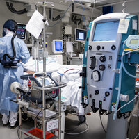 Covid-avdeling på Rikshospitalet