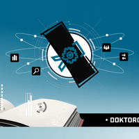 Illustrasjonen viser en bok med grafer som stikker opp, og en klode med et diplom foran