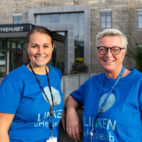 bildet viser Vibeke Tellmann og Merete Johansen