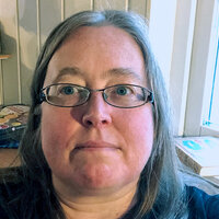 Bildet viser en selfie tatt av Anita Robertson